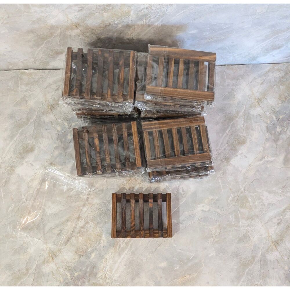 Slotted Wood Soap Savers - Sponge Holders - Pack of 23